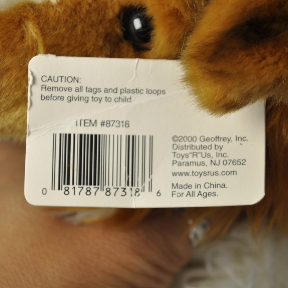 plush NWT Animal Alley collie dog stuffed animal vintage 2000 (w867) - Picture 4 of 12
